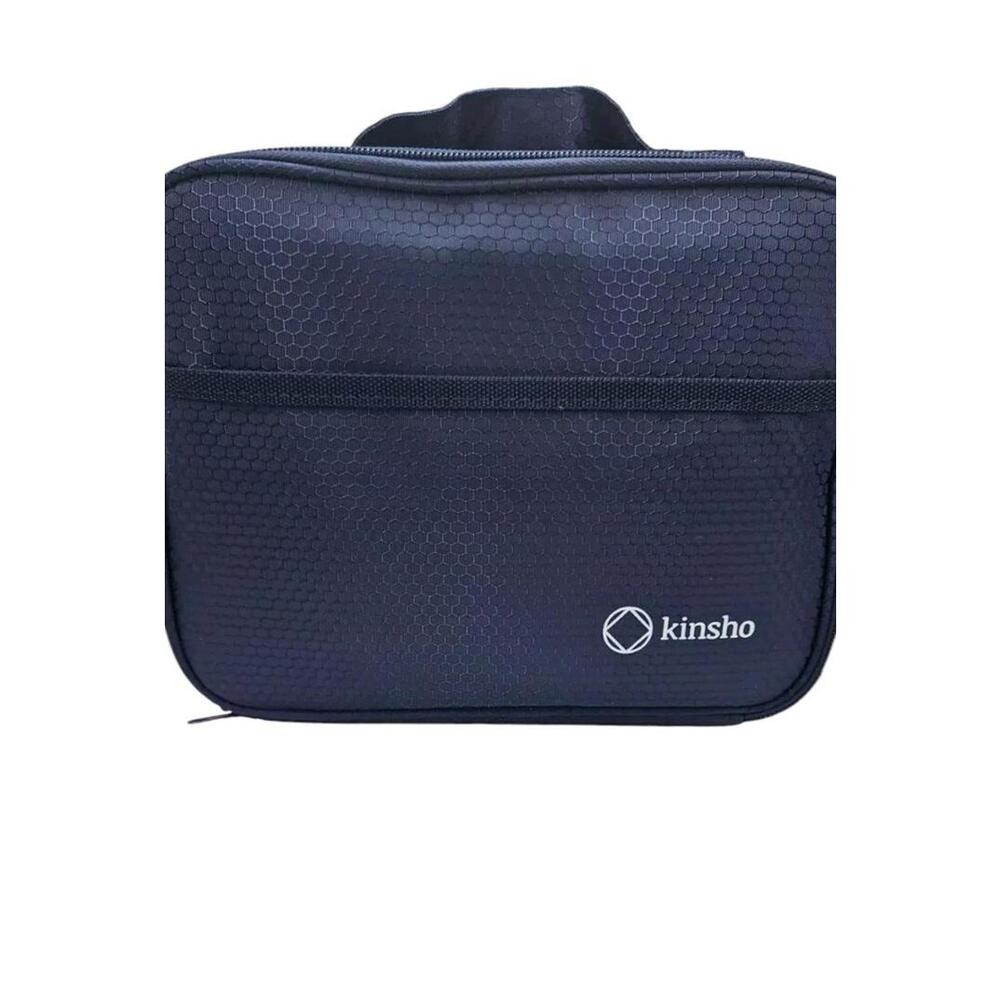 Bento-Box with Bag and Ice Pack Set. Lunch Boxes Snack Containers Blue